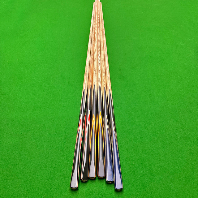 Hot Sell Custom High Quality Cowhide Cue Handmade Snooker Cue 1 Piece Professional Billiard Cue