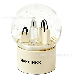 Makeinkk Cosmetic Theme Crystal Ball Decorative <b>Light</b> Up <b>Globe</b> For Beauty Enthusiasts Birthday Gift - Product Image 4
