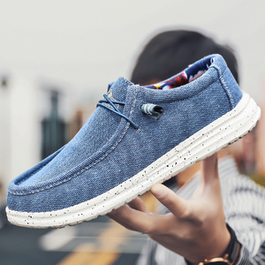 Mocassino slip-on mocassino leggero da <span class=keywords><strong>uomo</strong></span> in tela di alta qualità all'ingrosso personalizzato su misura - Product Image 4