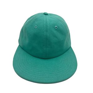 Casquette de baseball à profil bas, non structurée, à 6 panneaux, en coton recyclé écologique et durable, brodée, avec visière plate, vente en gros - Product Image 5