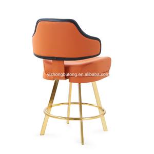 Silla de Casino de cuero de estilo <span class=keywords><strong>Las</strong></span> Vegas de lujo con respaldo cómodo diseño moderno duradero para el hogar <span class=keywords><strong>Bar</strong></span> uso en la sala de estar al aire libre - Product Image 3