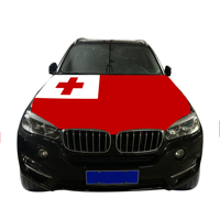 Housses de voiture Tonga 120x150cm en gros – Résistantes à l'usure et durables, avec drapeau pour capot moteur et graphiques imprimés numériquement