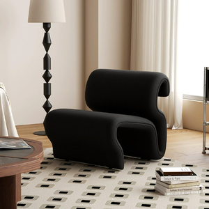 Ghế thư giãn đơn giản, kiểu dáng độc đáo, chất liệu PU, dành cho phòng ngủ, phòng khách, phong cách sống hiện đại, dành cho người nổi tiếng trên mạng. - Product Image 5