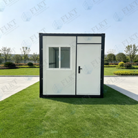 Maison conteneur moderne FLKT en kit, unité d'habitation préfabriquée modulaire pour jardin, studio de vie en conteneur maritime