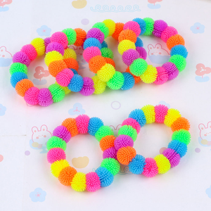 กำไลข้อมือบรรเทาความเครียด12 TPR สำหรับเด็กอายุ5-7ปีของเล่นบีบแรงดันตรงจากโรงงาน2025 - Product Image 2