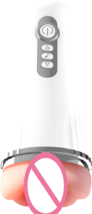 Vente en gros de Godemiché réaliste pour adulte à double vibration, toucher réaliste, en ABS et TPR, pour masturbation masculine - Product Image 5