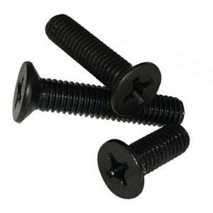 Vis à tête plate à 120 degrés ISO 7046 DIN 965 avec revêtement noir - Product Image 5