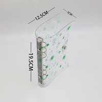 Étudiant Voyage Soft Shell Binder Six-Hole Multi-Color Transparent PVC Livre à feuilles mobiles Simple Loose-Leaf Soft Shell Carte de crédit