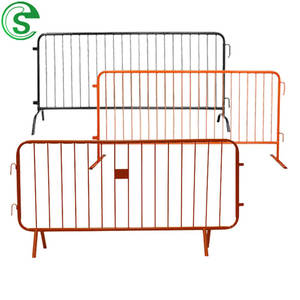 Barrera de Control Temporal Móvil Galvanizada por Inmersión en Caliente, Barrera de Seguridad Vial para Tráfico Intenso - Product Image 3