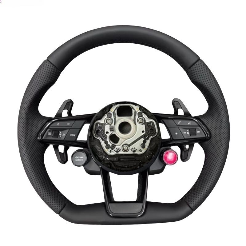 Cuero perforado negro