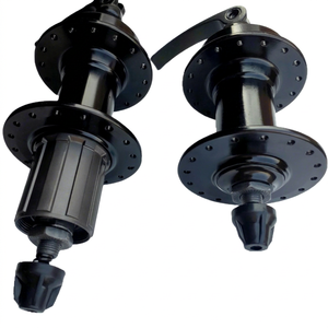 Buje de cassette de aleación de aluminio 32H de liberación rápida, eje delantero de acero HG negro para bicicleta de montaña - Product Image 1