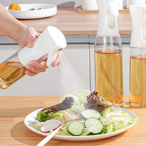 Bouteille de distributeur d'huile et de <span class=keywords><strong>vinaigre</strong></span> bon marché à bas quantité minimale de commande 200ml 300ml 500ml pulvérisateur d'huile d'olive en plastique - Product Image 6
