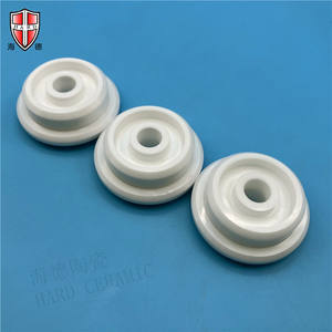 Custom alta precisione ZrO2 ossido di zirconio blocchi ceramici toslink fibra ottica metallo boccola ghiera - Product Image 1