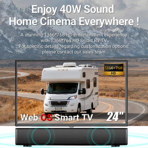 24 "Web OS RV <span class=keywords><strong>TV</strong></span> Set Avec Barre De Son Intégrée Chargeur De Voiture Marine <span class=keywords><strong>Camping</strong></span> En Plein Air Télévision Caravane Android Smart DC 24V <span class=keywords><strong>12V</strong></span> <span class=keywords><strong>TV</strong></span> - Product Image 3