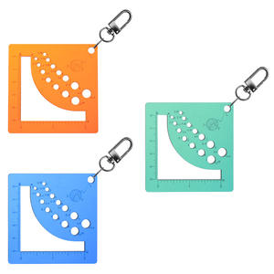 Plastik Kare 3 Renkli Taşınabilir Dikiş Aksesuarı İğne Ölçer Cetvel ve Ölçü Belirleyici Dikiş Seti ve İğne İşi İçin - Product Image 1