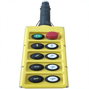 PLB12DSPL (10+2) Estación de control colgante CMK de 8/10 botones con doble velocidad, parada de emergencia, arranque y luz/selección para grúa EOT - Product Image 1