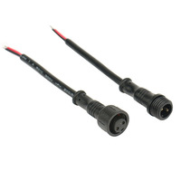 Kabel Konektor Ekstensi Jack Pria Wanita LED Tahan Air IP67 2Pin 3Pin 4Pin M12 M16 untuk PCB dengan Casing Baja Tahan Karat