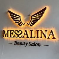 Letrero LED Profesional con Canal Personalizado, Letreros Publicitarios Acrílicos Retroiluminados en 3D, Letrero Comercial para Exteriores, Letrero LED