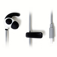 Câble d'électrode auriculaire TVNS avec conducteur en cuivre homologué pour la sécurité, prise mâle 2,35 mm, 1 m, pour physiothérapie