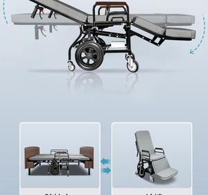 เตียงผู้ป่วย HOCHEY MEDICAL คุณภาพสูง พร้อมล้อเลื่อน สำหรับดูแลผู้ป่วยที่บ้าน เตียงแพทย์ พร้อมรีโมทคอนโทรล เตียงโรง<span class=keywords><strong>พยาบาล</strong></span> - Product Image 6