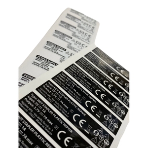 Autocollant d'emballage de batterie au lithium électronique avec logo en vinyle adhésif étanche personnalisé - Product Image 3