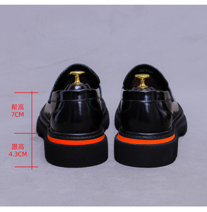 Chaussures de ville et chaussures Oxford décontractées de luxe en cuir véritable de grande taille pour hommes mocassins plats mocassins pour hommes - Product Image 6