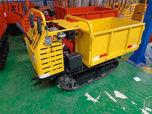 Vente chaude Mini Minero L1800 Électrique Diesel Dumper Sur Chenilles 500Kg Capacité Manuel Rapide Construction Maison Jardin Utilisation - Product Image 4