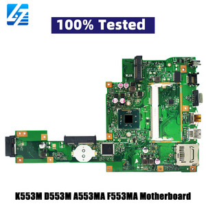 Placa base para portátil X553MA para <span class=keywords><strong>ASUS</strong></span> VivoBook <span class=keywords><strong>X553M</strong></span> K553M D553M A553MA F553MA X553MA Placa base con CPU Celeron 100% pruebas OK Stk - Product Image 1