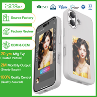 Soonleader luxe NFC bricolage Smart E-Ink écran affichage housse de téléphone portable nouveau concepteur pour iPhone 16 15 Pro Max