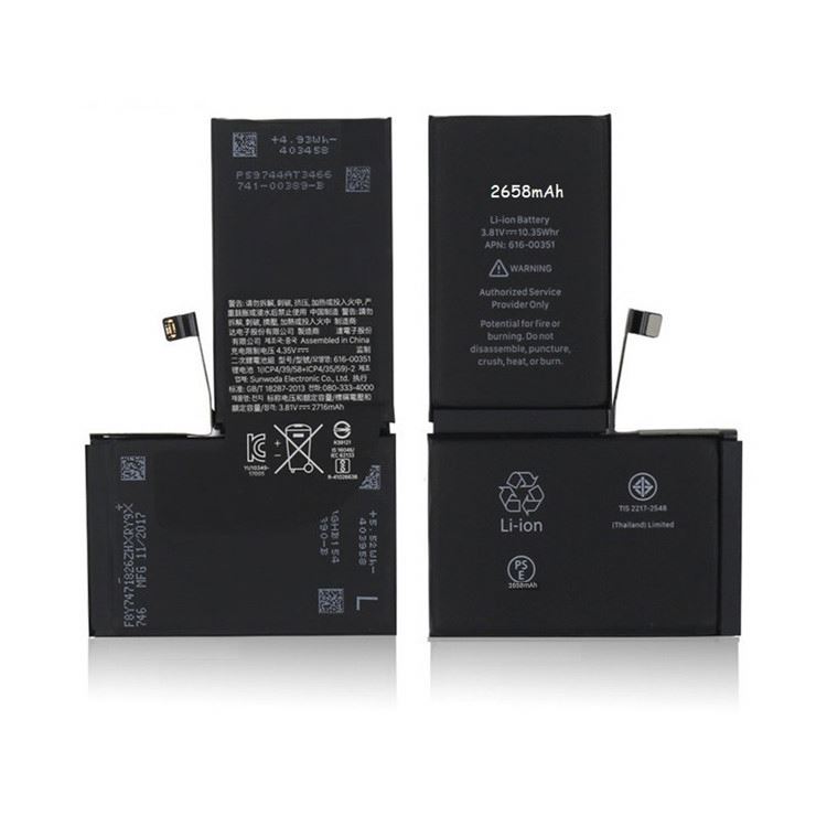 Китайский аккумулятор для мобильного телефона iphone 5 6 6s 6splus 7 7plus 8 8pplus X XR XS MAS, аккумуляторные батареи