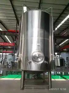1000L 2000L 5000L 10000L Stainless Steel SS304 Vertical Water Tank Vat Liquid And Milk Storage Container