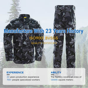 Fábrica al por mayor Camisetas tácticas Ropa Camisas de camuflaje Uniformes Traje - Product Image 6