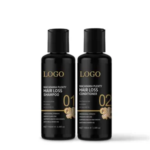 I set di prodotti per la crescita dei capelli OEM migliorano la ricrescita etichetta privata per la cura del cuoio capelluto prevenire il set di balsamo per Shampoo per la perdita dei capelli