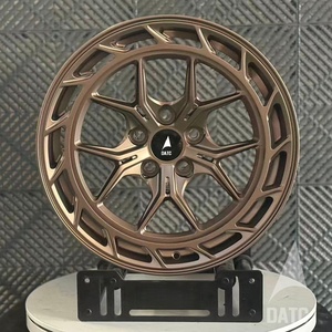 Jantes <span class=keywords><strong>DATC</strong></span> Gold Forged 22-26 pouces, concaves profondes, 5x120 5x127 6x139.7 DUB pour Ford F150, Chevy Silverado, Ram 1500 - Product Image 3