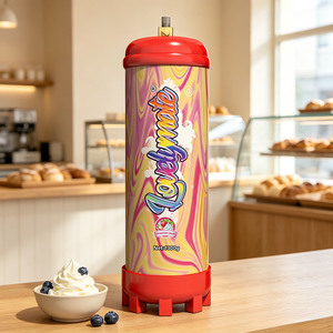 Cylindre de gaz CO2 fouetté Lovelymate 1300g, qualité alimentaire, pour la fabrication de gâteaux et de pains - Product Image 1