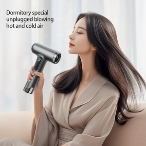 2025 professionale Cordless asciugacapelli ricaricabile ionico asciugacapelli a basso rumore ad asciugatura rapida salone asciugacapelli con diffusore - Product Image 4