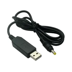 Cabo conversor USB para DC 4.0 1.7mm, módulo de reforço de energia, cabo adaptador de 1M USB para DC 5V a DC 5V 9V 12V, cabo de plugue de 1.7x4.0mm