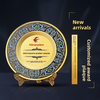 Plaque de récompense personnalisable en alliage avec impression de figurine et thème de statue – Décoration pour usage professionnel et autorisation d'entreprise