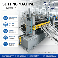 Machine à découper les tôles d'acier de type compact AVITA, unité de traitement des bandes métalliques à fonctionnement stable