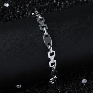 Nueva Innovación en Pulseras de Cadena de Acero Inoxidable con Diseño Simple y Personalizado, Pulseras Hiphop para Hombre, Joyería de Moda al por Mayor - Product Image 2