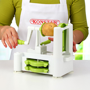 <b>Multifunctional</b> Kitchen Accessories Fruit and <b>Vegetable</b> Slicer 3 in 1 <b>Vegetable</b> Spiralizer - Product Image 4