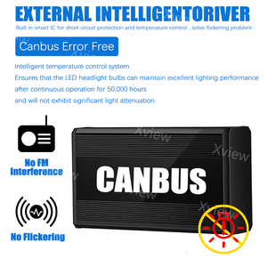 Bombillas LED para Faros Delanteros XVIEW 240W 60000LM H7 H11 9005, Lámpara Delantera para Automóvil, <span class=keywords><strong>SUV</strong></span>, Camioneta - Product Image 5