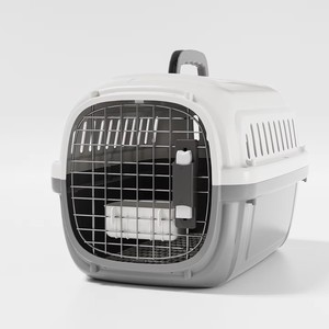 Jaula de Viaje Portátil Ecológica para Mascotas, Aprobada por Aerolíneas, 51*35*31cm, Material PP y Acero Inoxidable, Caja de Transporte para Perros y Gatos - Product Image 5