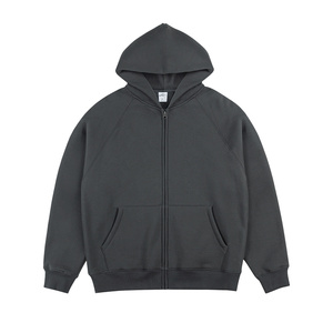 Sudaderas con Capucha Extra Grandes con Cierre y Logotipo Personalizado, 420 Gramos, Sudaderas con Capucha de Felpa de Algodón Grueso de Alta Calidad - Product Image 2