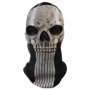 Masque fantôme Halloween Masque effrayant Costume squelette effrayant <span class=keywords><strong>Call</strong></span> <span class=keywords><strong>of</strong></span> <span class=keywords><strong>Duty</strong></span> <span class=keywords><strong>Ghost</strong></span> Screaming <span class=keywords><strong>Ghost</strong></span> Latex Carnival Shape Face Mask - Product Image 1