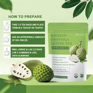 Sachet de thé de feuille de corossol séché de marque privée favorisant le métabolisme du thé pour une perte de poids mince - Product Image 2