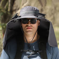Casquette solaire OEM avec ventilateur intégré pour la pêche, la randonnée et la protection solaire en extérieur – Indispensable pour les soignants d'animaux