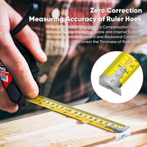 Fyseus Metro a Nastro Personalizzato Tascabile da 3 Piedi con Portachiavi - Pollici e <span class=keywords><strong>Centimetri</strong></span> - Metro a Nastro Retrattile da <span class=keywords><strong>1</strong></span> m - Product Image 6