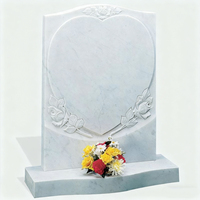 Monument funéraire moderne et traditionnel, sculpté à la main, style américain, pour commémoration et usage en cimetière