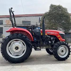 Chalion 60HP 4WD çiftlik traktörü tarım tarım çiftlik 4X4 25-300HP disk tırmık ile tarım tekerlek traktörleri
